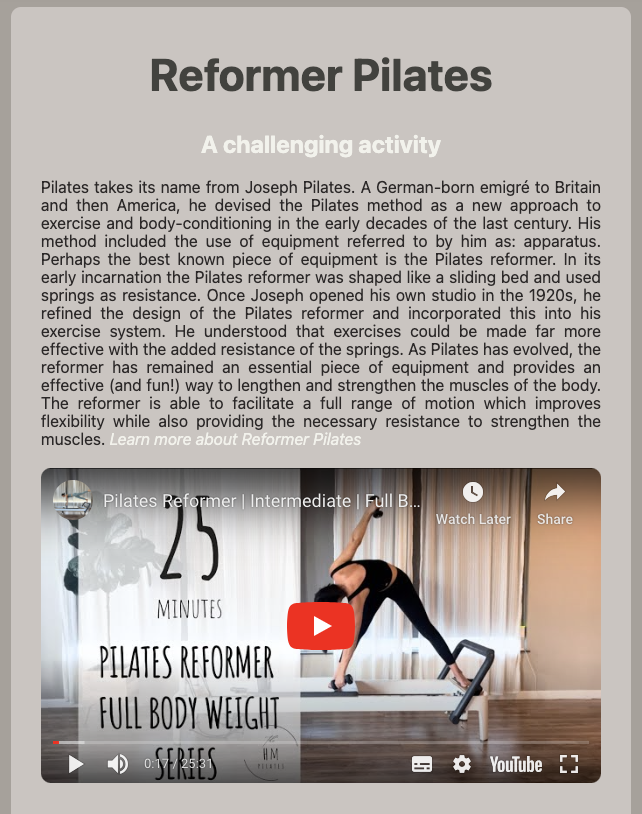 pilates-website